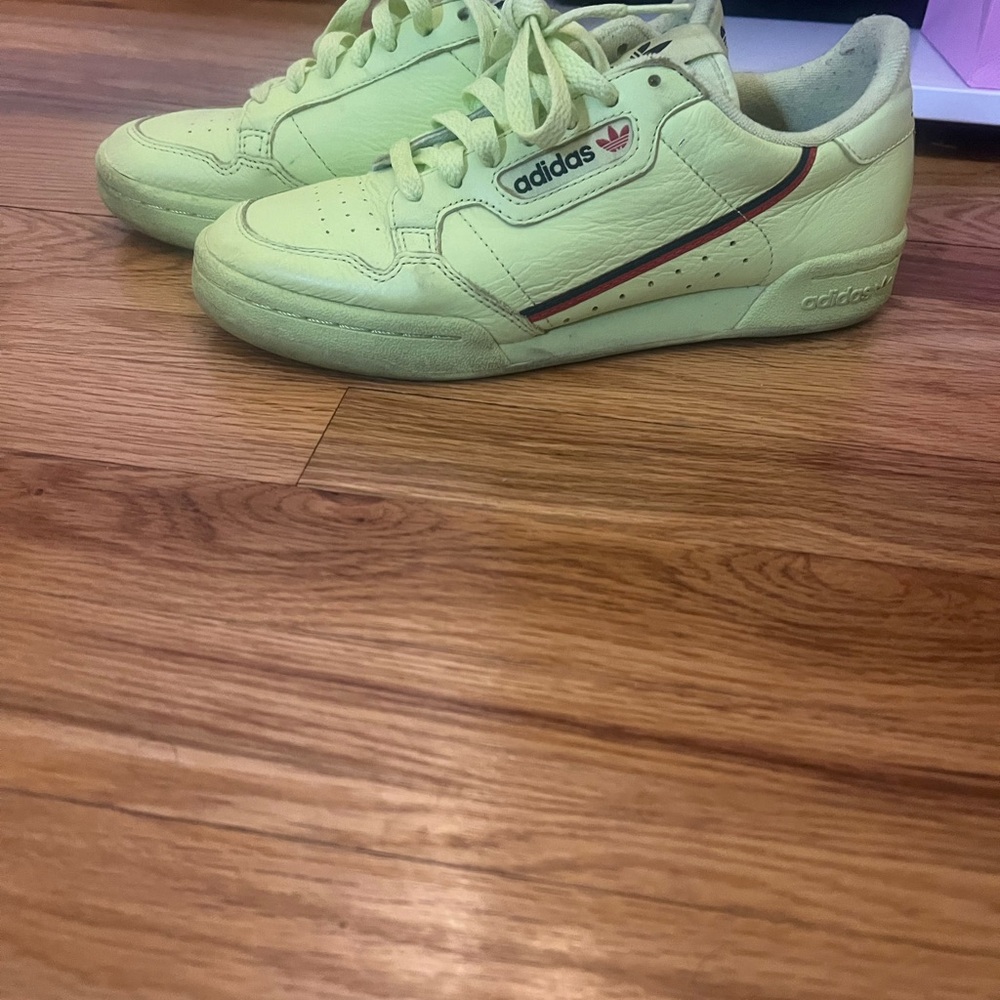 Adidas Women's Lime Green Sneakers